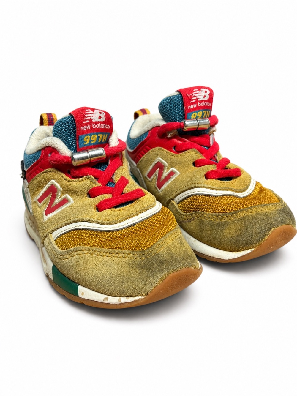 New Balance Baby 997H Sneakers Varsity Gold Red & Yellow - Size 7
